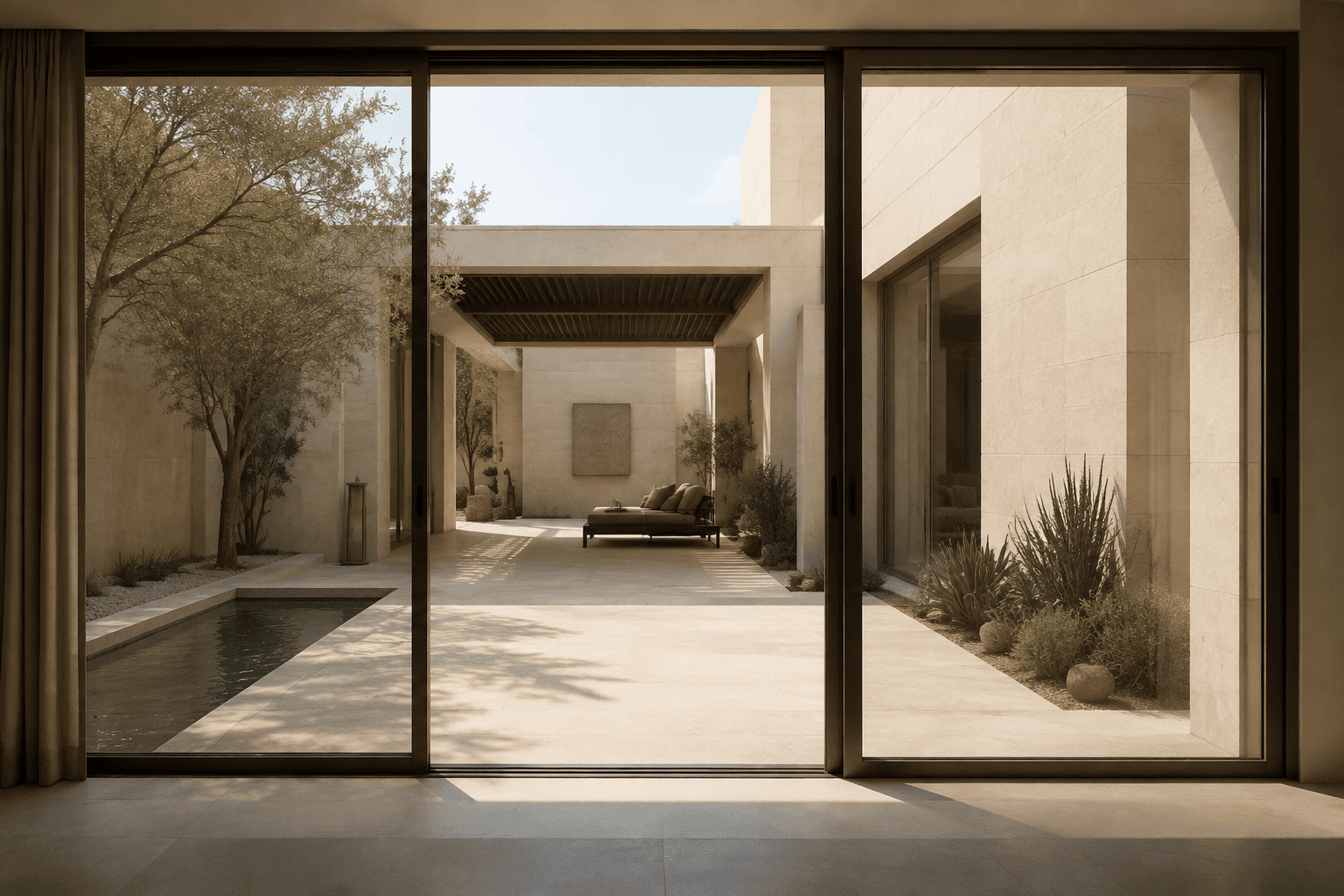 أنظمة أبواب ألمنيوم سحاب في الرياض